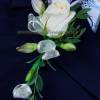 rose and freesia corsage